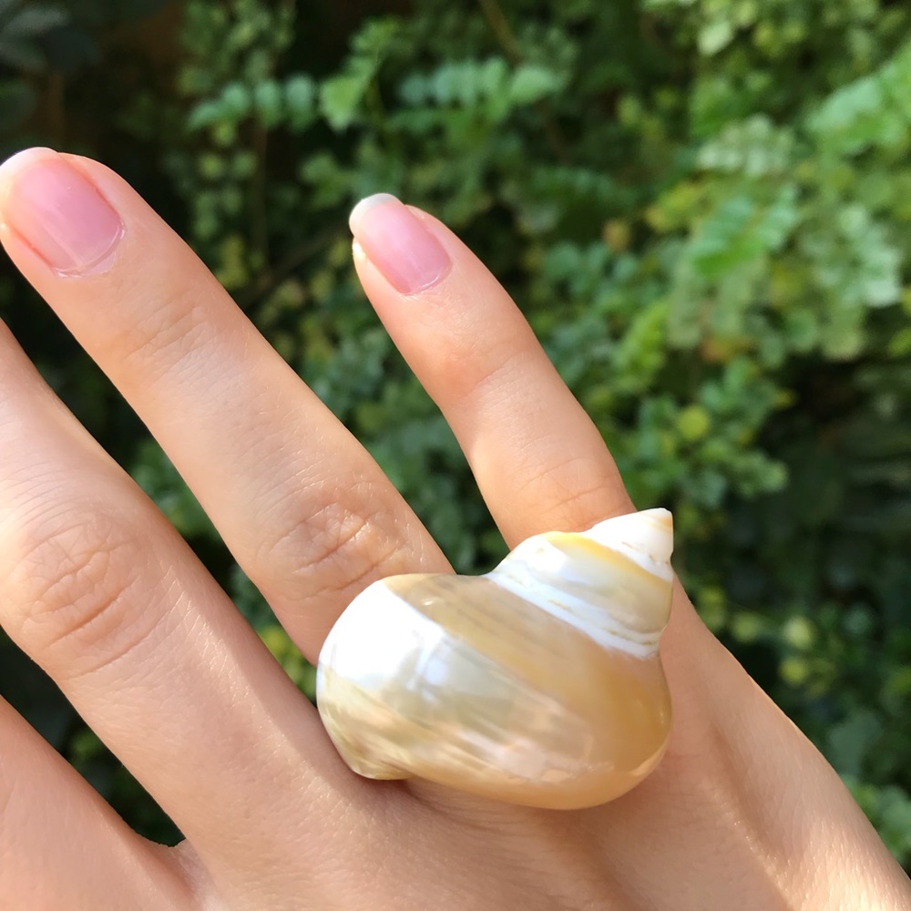 Natural Shell 🐚 Ring